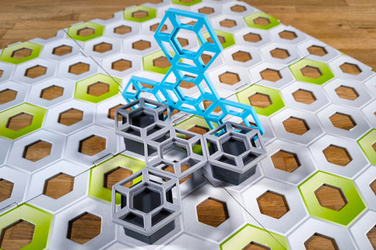 GraviTrax Ebene Sternform hellgrau blau