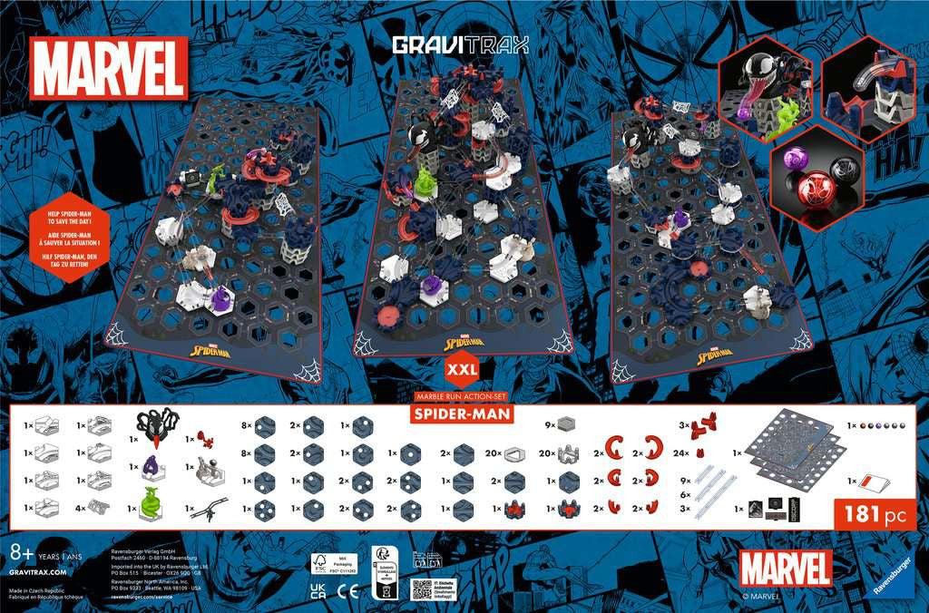 GraviTrax Skytrax Spider-Man - Action Set XXL